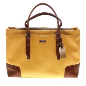 NWT Yellow Tumi Laptop Bag